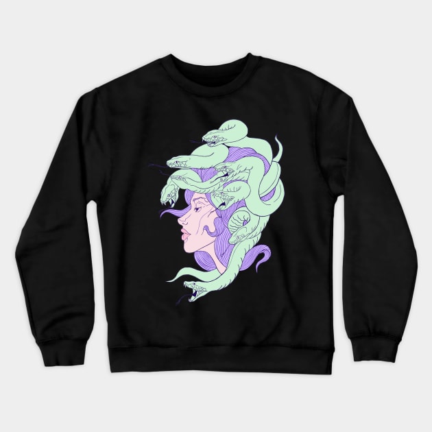 Medusa Crewneck Sweatshirt by Lukish